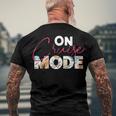 On Cruise Mode Enjoy Luxury Cruising Sailing Vacation Trip Men's T-shirt Back Print Gifts for Old Men