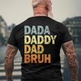Dada Daddy Dad Bruh V2 Men's Back Print T-shirt Gifts for Old Men