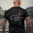 Womens Im A Daddys Girl - Christian - Faith Based V-Neck Men's Back Print T-shirt Gifts for Old Men