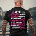 I Am The Daughter Of A King Fathers Day For Women Men's Back Print T-shirt Gifts for Old Men