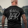 The Devil Is A Liar Christian Faith Inspirational Men's Back Print T-shirt Gifts for Old Men