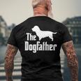 The Dogfather - Dog Glen Of Imaal Terrier Men's Back Print T-shirt Gifts for Old Men