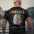 Embrace Neurodiversity V2 Men's Crewneck Short Sleeve Back Print T-shirt Gifts for Old Men