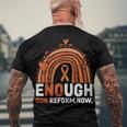 End Gun Violence Wear Orange V2 Men's Back Print T-shirt Gifts for Old Men