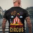 Even Staff Circus Men's Crewneck Short Sleeve Back Print T-shirt Gifts for Old Men