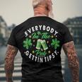 Everybody In The Pub Gettin Tipsy Men's Crewneck Short Sleeve Back Print T-shirt Gifts for Old Men