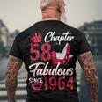 Fabulous Since V2 Men's Crewneck Short Sleeve Back Print T-shirt Gifts for Old Men