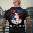 Are You Free Tonight 4Th Of July Independence Day Bald Eagle Men's T-shirt Back Print Gifts for Old Men