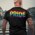 Gay Pride Lgbt Lgbtq Awareness Month 2022 Men's Back Print T-shirt Gifts for Old Men