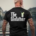 The Gin Father Gin And Tonic Classic Men's Back Print T-shirt Gifts for Old Men