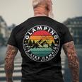 Glamping Definition Glamper Camping Men's Crewneck Short Sleeve Back Print T-shirt Gifts for Old Men