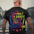 Goodbye 5Th Grade Class Of 2029 Graduate 5Th Grade Tie Dye Men's Back Print T-shirt Gifts for Old Men