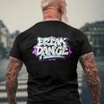 Graffiti Style Break Dancing Hip Hop Men's Back Print T-shirt Gifts for Old Men