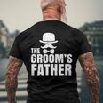 The Grooms Father Wedding Costume Father Of The Groom Men's Back Print T-shirt Gifts for Old Men