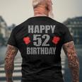 Happy 52Nd Birthday Idea For Mom And Dad 52 Years Old Men's T-shirt Back Print Gifts for Old Men