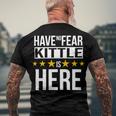 Have No Fear Kittle Is Here Name Men's Crewneck Short Sleeve Back Print T-shirt Gifts for Old Men