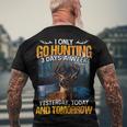 Hunting Only 3 Days In Week Men's Crewneck Short Sleeve Back Print T-shirt Gifts for Old Men