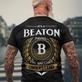 Its A Beaton Thing You Wouldnt Understand Name Men's T-shirt Back Print Gifts for Old Men