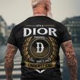 Its A Dior Thing You Wouldnt Understand Name Men's T-shirt Back Print Gifts for Old Men