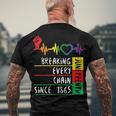 Juneteenth Breaking Every Chain Since 1865 Men's Back Print T-shirt Gifts for Old Men