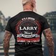 Larry Shirt Family Crest LarryShirt Larry Clothing Larry Tshirt Larry Tshirt For The Larry Men's T-Shirt Back Print Gifts for Old Men