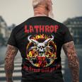Lathrop Name Lathrop Name Halloween Men's T-Shirt Back Print Gifts for Old Men