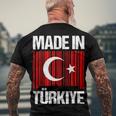 Made In Turkey Flag Turkish 8 Shirt Men's Crewneck Short Sleeve Back Print T-shirt Gifts for Old Men