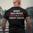 Make Gas Prices Great Again Anti-Biden Trump Republican 2024 414 Trending Shirt Men's Crewneck Short Sleeve Back Print T-shirt Gifts for Old Men