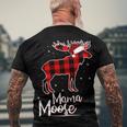 Mama Moose Matching Family Christmas 506 Shirt Men's Crewneck Short Sleeve Back Print T-shirt Gifts for Old Men