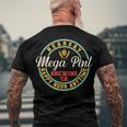 A Mega Pint Brewing Co Hearsay Happy Hour Anytime Men's Back Print T-shirt Gifts for Old Men