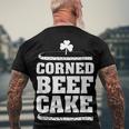 Mens Corned Beefcake Funny St Patricks Day 551 Trending Shirt Men's Crewneck Short Sleeve Back Print T-shirt Gifts for Old Men