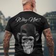 Monkey In A Cap 527 Trending Shirt Men's Crewneck Short Sleeve Back Print T-shirt Gifts for Old Men