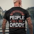 My Favourite People Call Me Daddy Men's Crewneck Short Sleeve Back Print T-shirt Gifts for Old Men