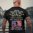 My Son My Soldier Heroproud National 697 Shirt Men's Crewneck Short Sleeve Back Print T-shirt Gifts for Old Men