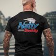 Natty Daddy Fathers Day Men's Back Print T-shirt Gifts for Old Men
