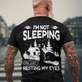 Mens Im Not Sleeping Im Just Resting My Eyes Dad Apparel Men's T-shirt Back Print Gifts for Old Men