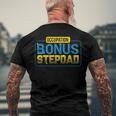 Not A Stepdad But A Bonus Dad Fathers Day Men's Back Print T-shirt Gifts for Old Men