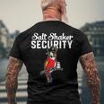 Pirate Parrot I Salt Shaker Security Men's Back Print T-shirt Gifts for Old Men