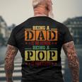 Being A Pop Is Priceless Grandpa Men's Back Print T-shirt Gifts for Old Men
