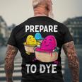 Prepare To Dye Men's Crewneck Short Sleeve Back Print T-shirt Gifts for Old Men