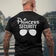 Princess Security Perfect For Dad Men's Back Print T-shirt Gifts for Old Men