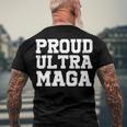 Proud Ultra Maga V10 Men's Crewneck Short Sleeve Back Print T-shirt Gifts for Old Men