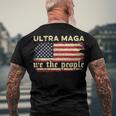 Proud Ultra Maga V2 Men's Crewneck Short Sleeve Back Print T-shirt Gifts for Old Men