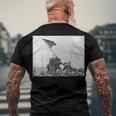 Raising The Flag On Iwo Jima Ww2 World War Ii Patriotic Men's T-shirt Back Print Gifts for Old Men