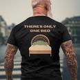 Theres Only One Bed Fanfiction Writer Trope Men's Back Print T-shirt Gifts for Old Men