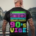 Retro Aesthetic Costume Party Outfit - 90S Vibe Men's Back Print T-shirt Gifts for Old Men