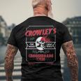 Retro Crowleys Crossroads Dive Bar Men's Back Print T-shirt Gifts for Old Men