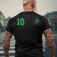 Retro Nigeria Football Jersey Nigerian Soccer Away Men's Back Print T-shirt Gifts for Old Men