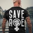 Save Roe Pro Choice 1973 Gift Feminism Tee Reproductive Rights Gift For Activist My Body My Choice Men's Crewneck Short Sleeve Back Print T-shirt Gifts for Old Men