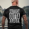 Straight Outta Aruba Great Travel & Idea Men's Back Print T-shirt Gifts for Old Men